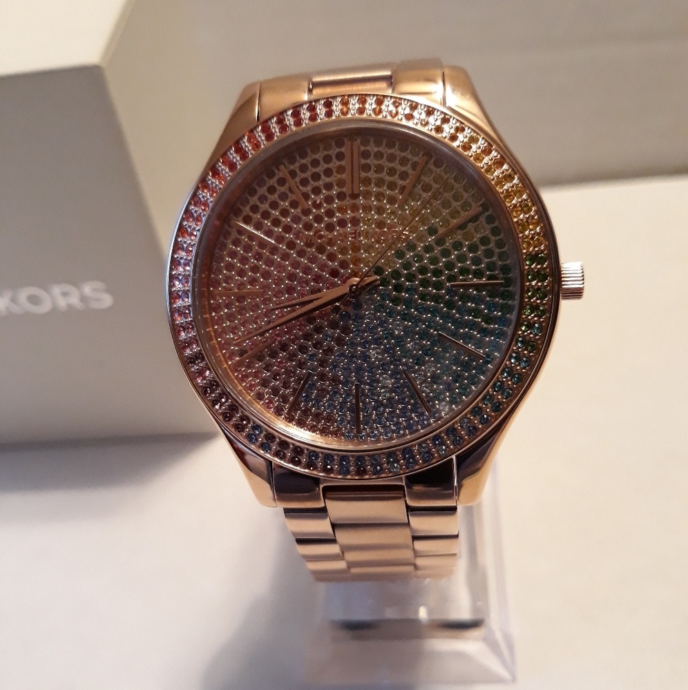 Michael kors Women's Slim Runway Rose Gold Tone